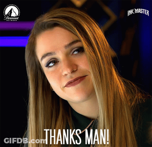 Woman Giving Thanks Gesture GIF