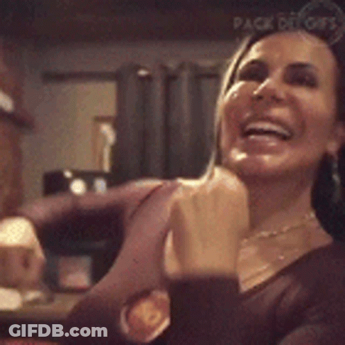 Woman Giving Thumbs Up In Mirror GIF