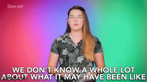 Woman Glasses Leopard Shirt Says We Don't Know GIF