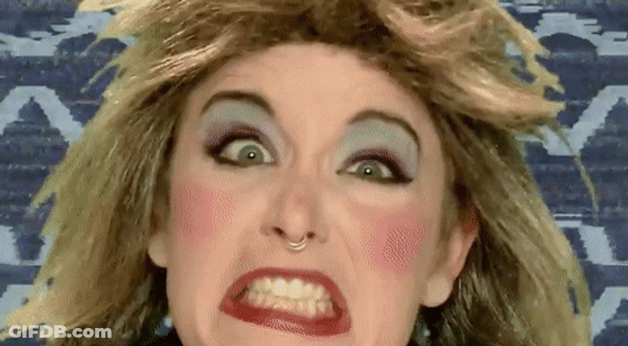 Woman Got That Crazy Hair On GIF