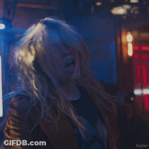 Woman Hair Blowing In Wind Kepler GIF