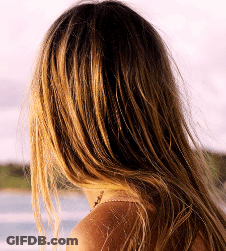 Woman Hair Texture GIF