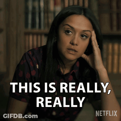 Woman Hand On Head Says Dangerous For You On Netflix GIF