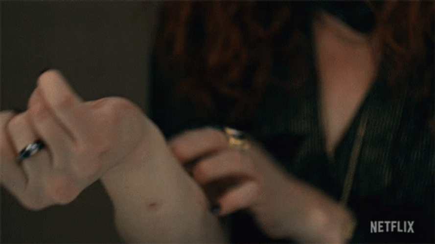 Woman Hand Scratching GIF