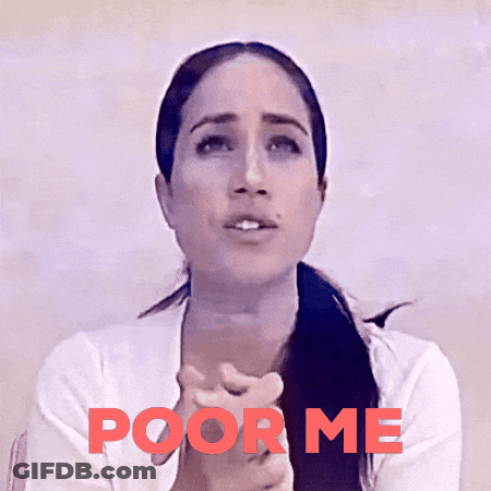 Woman Hands On Chest Poor Me GIF