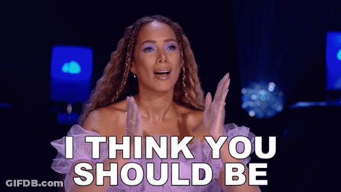 Woman Hands Up I Think You Should Be GIF