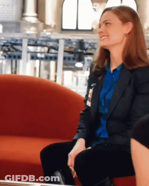Woman Happy Vibes Wiggle GIF
