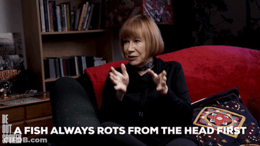 Woman Head Down With Sense Of Purpose GIF