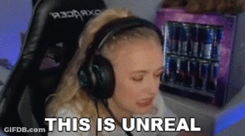 Woman Headphones Saying This Is Unreal GIF