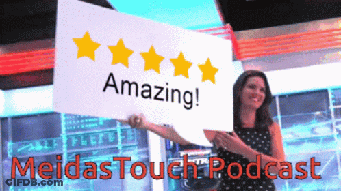 Woman Holding Amazing Sign GIF