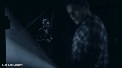 Woman Holding Bat Saying Chicago GIF