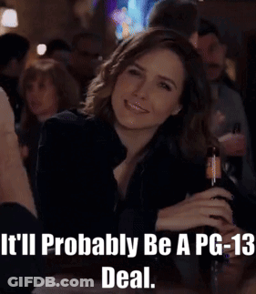 Woman Holding Beer It'll Probably Be A PG-13 Deal GIF
