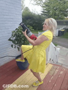 Woman Holding Book Saying IELTS Writing Samples GIF