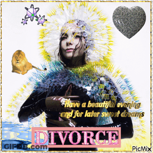 Woman Holding Book With Word Divorce GIF