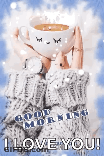Woman Holding Coffee Cup GIF