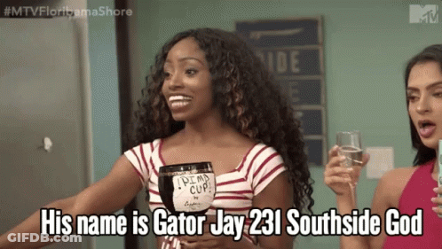 Woman Holding Cup Saying I'm A Cup GIF