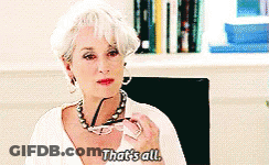 Woman Holding Glasses Says That's All GIF