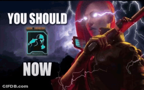 Woman Holding Gun Saying You Should Now GIF