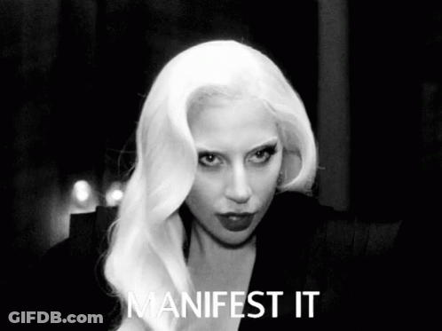 Woman Holding Head Manifest GIF