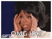 Woman Holding Head Saying Omg Idk GIF