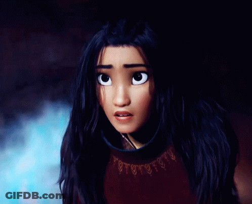 Woman Holding Head With Hands And Scarf GIF
