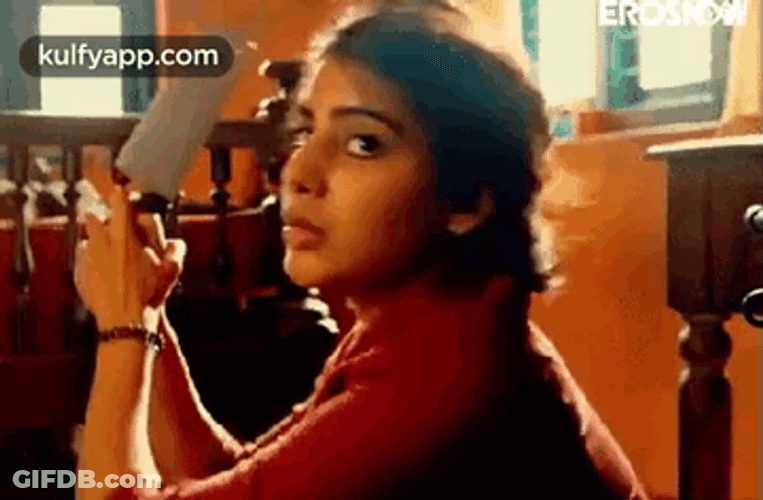 Woman Holding Knife Shock Surprise GIF