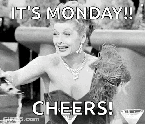 Woman Holding Martini Cheers GIF