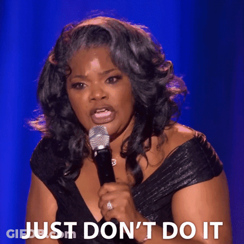 Woman Holding Microphone Just Do It GIF