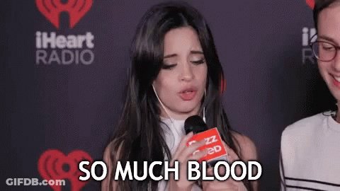 Woman Holding Microphone Talking GIF