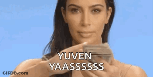 Woman Holding Money And Making Face GIF