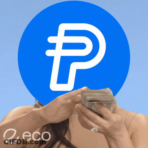 Woman Holding Money In Front Of P Circle GIF