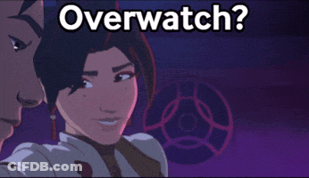 Woman Holding Overwatch Coin GIF