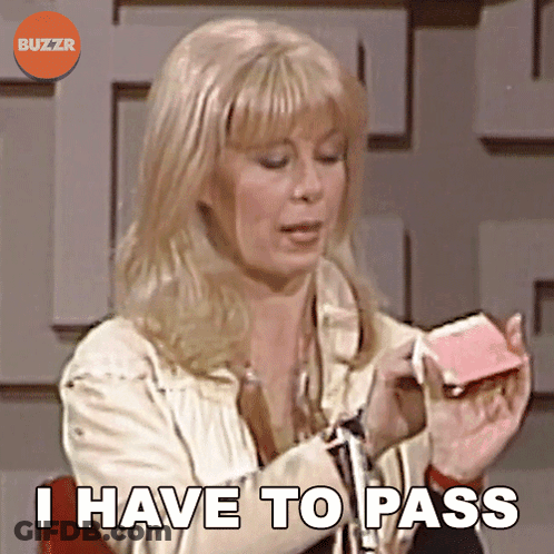 Woman Holding Paper Saying I Have To Pass GIF