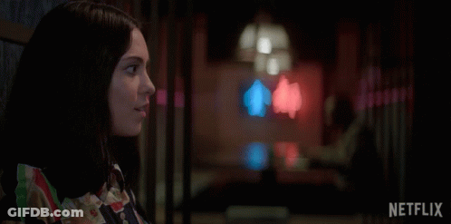Woman Holding Paper Says So You'll Help Me Out Netflix GIF