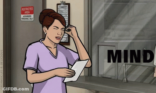 Woman Holding Paper With Word Mind GIF