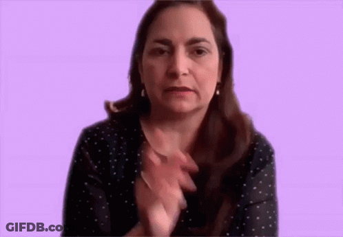 Woman Holding Pen Saying My Lips Are GIF