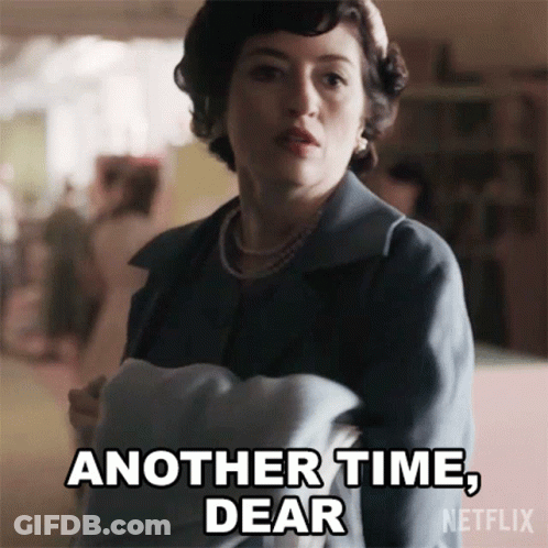 Woman Holding Pillow Saying Another Time Dear GIF