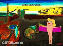 Woman Holding Pink Towel Brave New World GIF