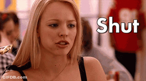 Woman Holding Pizza With Shut GIF