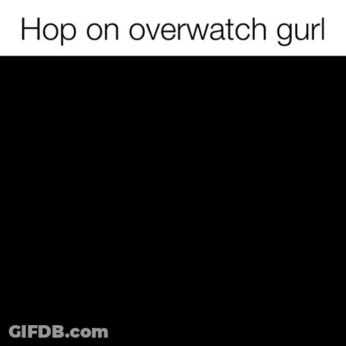 Woman Holding Purple Balloon Hop On Overwatch Girl GIF