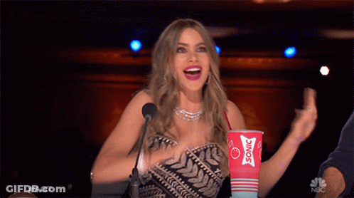Woman Holding Sonic Cup GIF