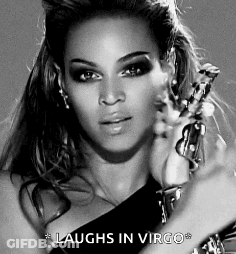 Woman Holding Trophy And Laughing In Virgo GIF