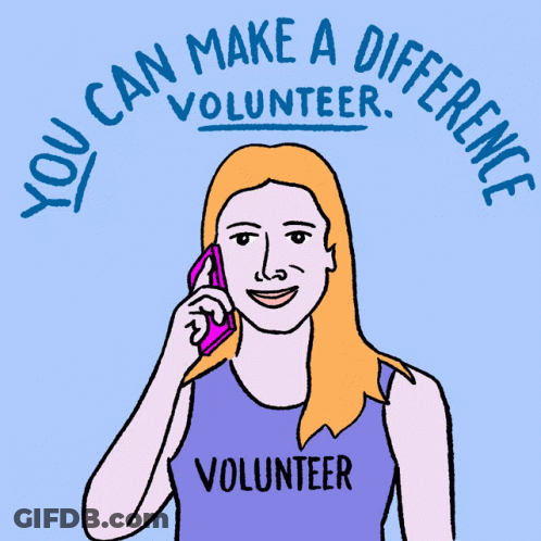 Woman Holding Vote Paper GIF
