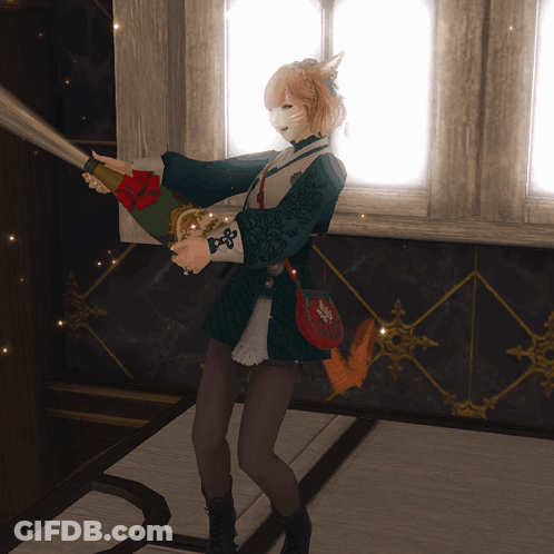 Woman Holding Wine Bottle With Cross GIF