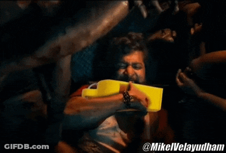 Woman Holding Yellow Whistle In Mouth @Mikelvelayudham GIF