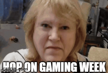 Woman Hop On Gaming Week GIF