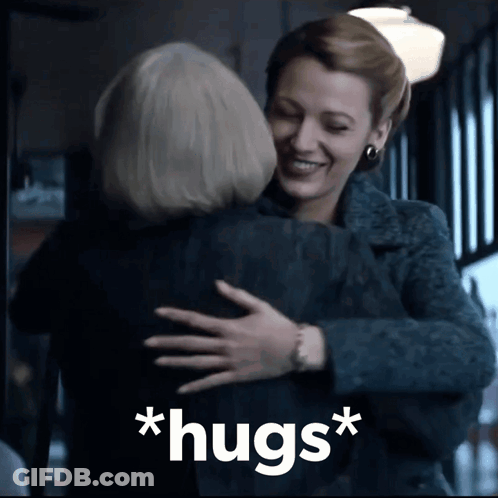 Woman Hugging Another Woman With Hugs GIF