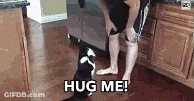 Woman Hugging Herself Sending You A Socially Distance Hug GIF
