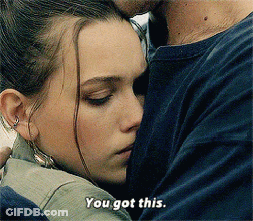 Woman Hugging Man You Got This GIF