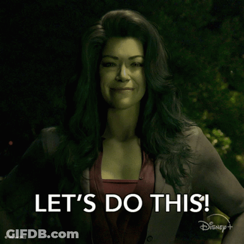 Woman Hulk Get Em GIF